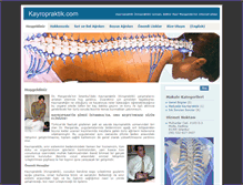 Tablet Screenshot of kayropraktik.com